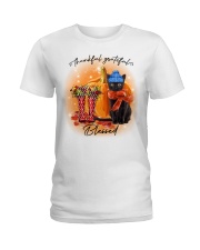 Grateful - cat 3 Ladies T-Shirt tile