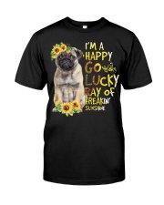I Am Happy Go Lucky Pug Premium Fit Mens Tee tile