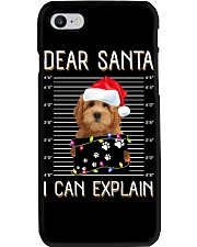 Dear Santa Goldendoodle Phone Case tile