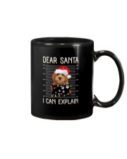 Dear Santa Goldendoodle Mug tile