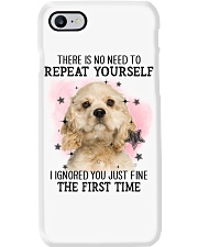 First Time - CREAM American Cocker Spaniel Phone Case tile