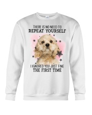 First Time - CREAM American Cocker Spaniel Crewneck Sweatshirt tile