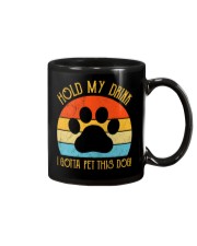 Hold My Drink I Gotta pet this Dog Mug tile