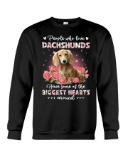 Biggest - CREAM Long Haired Dachshund Crewneck Sweatshirt tile