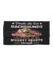Biggest - CREAM Long Haired Dachshund Mask tile