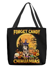 Give Me - LONG HAIRED Chihuahua All-Over Tote tile
