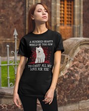 Carry Love - Japanese Spitz Classic T-Shirt apparel-classic-tshirt-lifestyle-06