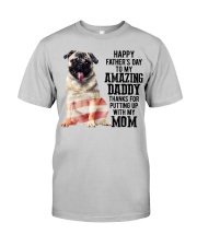 Father Day - Pug Classic T-Shirt front