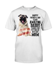 Father Day - Pug Classic T-Shirt tile