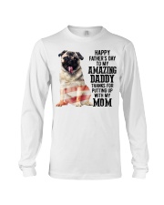 Father Day - Pug Long Sleeve Tee tile