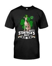 Happy Clover - Italian Greyhound 1 Classic T-Shirt front