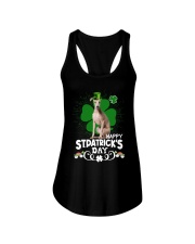 Happy Clover - Italian Greyhound 1 Ladies Flowy Tank tile