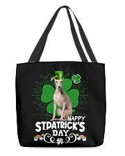 Happy Clover - Italian Greyhound 1 All-Over Tote tile