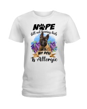Allergic - Malinois Ladies T-Shirt tile