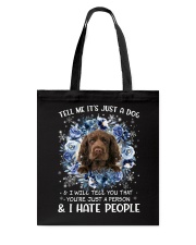 Hate People - Sussex Spaniel Tote Bag tile