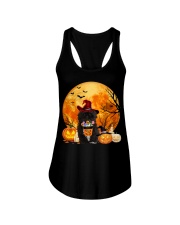 Moon Candy - BLACK Shih Tzu Ladies Flowy Tank tile