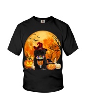 Moon Candy - BLACK Shih Tzu Youth T-Shirt tile