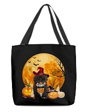 Moon Candy - BLACK Shih Tzu All-Over Tote tile