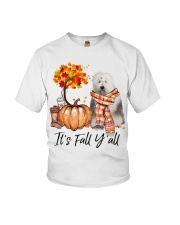 It is Fall - Old English Sheepdog Youth T-Shirt tile