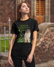 Gold Grass - Rough Collie 1 Classic T-Shirt apparel-classic-tshirt-lifestyle-06
