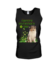 Gold Grass - Rough Collie 1 Unisex Tank tile