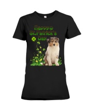 Gold Grass - Rough Collie 1 Premium Fit Ladies Tee tile