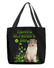 Gold Grass - Rough Collie 1 All-Over Tote tile