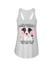 First Time - Jack Russell Terrier 2 Ladies Flowy Tank tile