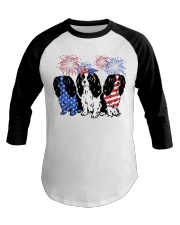 American Cavalier King Charles Spaniel Baseball Tee tile