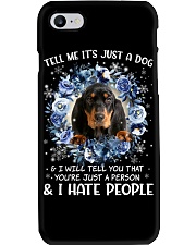 Hate People - Coonhound Phone Case tile