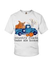 Blue Car - TAN Chihuahua 2 Youth T-Shirt tile