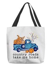 Blue Car - TAN Chihuahua 2 All-Over Tote tile
