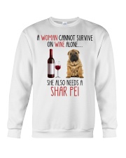 She Also Needs - Shar Pei Crewneck Sweatshirt tile