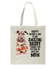 Father Day - Pitbull Tote Bag tile
