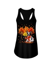 Fall Forest - French Bulldog 2 Ladies Flowy Tank tile