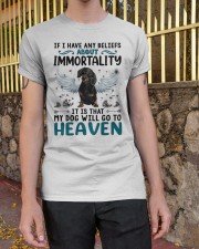 Immortality - BLACK Dachshund Classic T-Shirt apparel-classic-tshirt-lifestyle-21