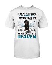 Immortality - BLACK Dachshund Premium Fit Mens Tee tile
