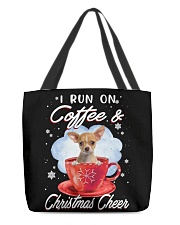 Xmas Coffee - TAN Chihuahua 2 All-Over Tote tile