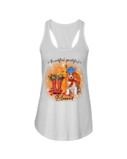 Grateful - Basenji Ladies Flowy Tank tile