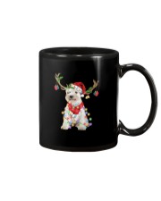 Reindeer - Miniature Schnauzer Mug tile