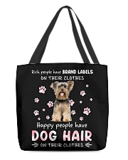 Happy People - Yorkshire Terrier 1 All-Over Tote tile