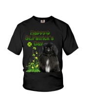 Gold Grass - BLACK Pekingese Youth T-Shirt tile