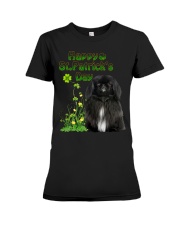 Gold Grass - BLACK Pekingese Premium Fit Ladies Tee tile