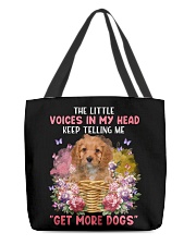 The Little - RED Cavapoo All-Over Tote tile