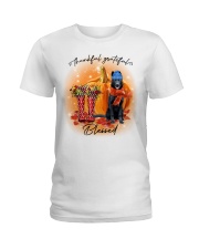 Grateful - BLACK German Shepherd Ladies T-Shirt tile