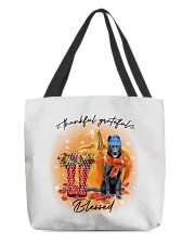 Grateful - BLACK German Shepherd All-Over Tote tile