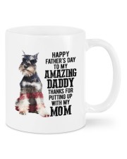 Daddy Miniature Schnauzer Mugs tile