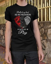 In Heaven - BLACK Pug Classic T-Shirt apparel-classic-tshirt-lifestyle-21
