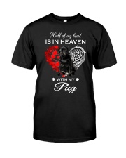 In Heaven - BLACK Pug Premium Fit Mens Tee tile