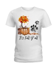 It is Fall - Dogs Ladies T-Shirt tile